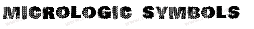MicroLogic Symbols字体转换